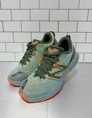 New Balance Fresh Foam X Hierro v7 Women’s Trail Shoes Green Orange Size 7